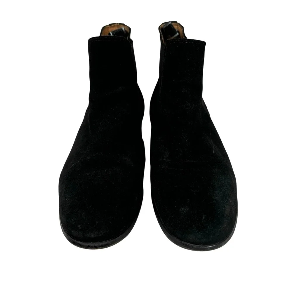Shoe The‎ Bear Dev Men's Black Suede Chelsea Boots Size 40